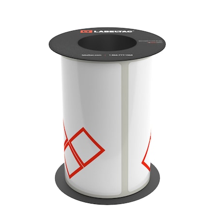 Labeltac GHS Die-Cut Labels, 9 Model 8in x 8in, 100 labels LT9, 4 Diamond LT88GHS4-V2-C