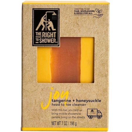 The Right To Shower Joy Yellow Tangerine and Honeysuckle Bar Soap, 7 Ounce, 36PK 67499683