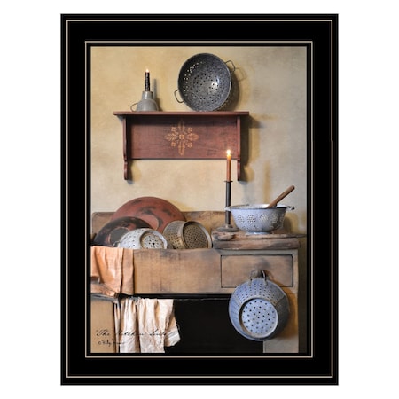 Homeroots The Kitchen Sink 3 Black Framed Print Kitchen Wall Art 407531