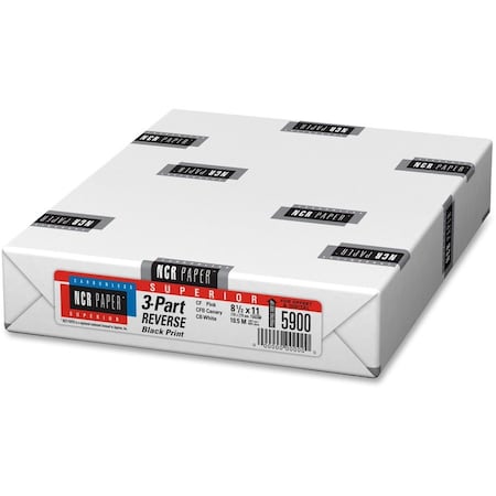 Ncr Paper Superior Inkjet Carbonless Paper White, Canary, Pink, Multi, 500PK NCR5900
