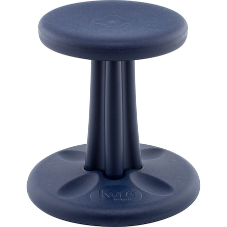 Kore Design Kids Wobble Chair for Schools, Classrooms, 14in tall, Active Seating, Dark Blue 803891