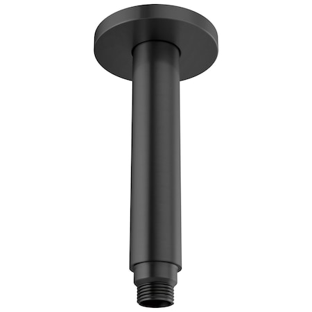 Brizo Kintsu 6 Dual Waterway Ceiling Mount Shower Arm and Flange 83992-06MF-BL