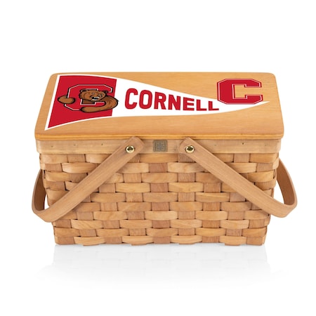 Picnic Time Family Of Brands NCAA Cornell Big Red Poppy Personal Picnic Basket 124-00-299-684-0