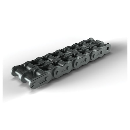 Hkk Chain 12-Pitch Coupling chain, 5/8 in Pitch, 0.4 in Dia x 3/8 in W Roller, Alloy Steel CC5012