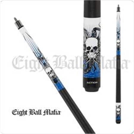 Eight Ball Mafia Cues EBM17 21.0 21 oz Action Eight Ball Mafia Pool Cue EBM17 21.0