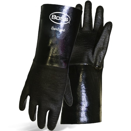 Boss 14" Long Heavyweight Neoprene with Interlock Lined and Crinkle Grip 1SN2537
