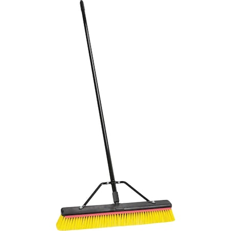 Harper 24'' Multi-Surface Indoor/Outdoor Push Broom with Squeegee 1524A-1