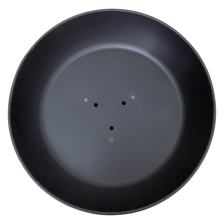 Sunjoy 22 in. Black Steel Round Wood Burning Fire Pit A301035000