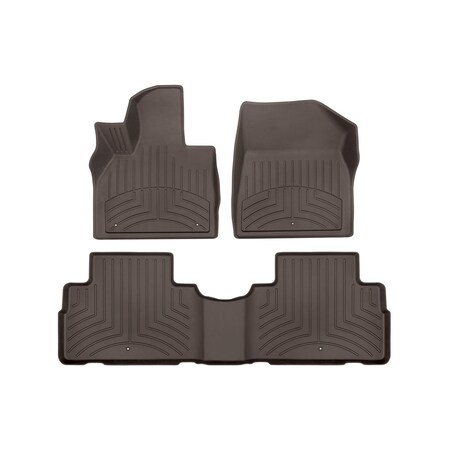 Weathertech Cocoa, Front and Rear FloorLiner HP 471578-1-2IM
