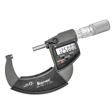 Ls Starrett ELECT. MIC.- OUTSIDE IP67 1-2in NON-OUTPUT 796.1XFL-2