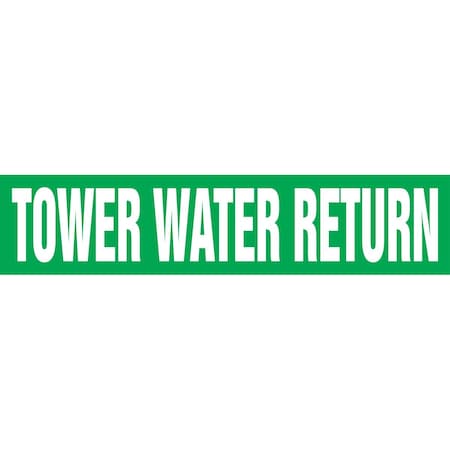 Accuform ASME ANSI PIPE MARKER TOWER WATER RPK707STC
