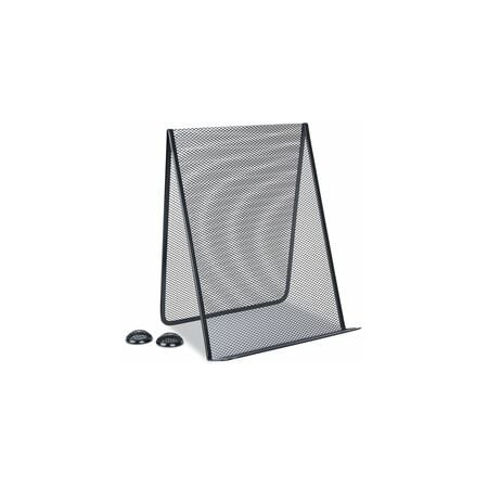 Universal Metal Mesh Document Holder, 9 x 8 x 11 5/8, Free Standing, Black UNV20027
