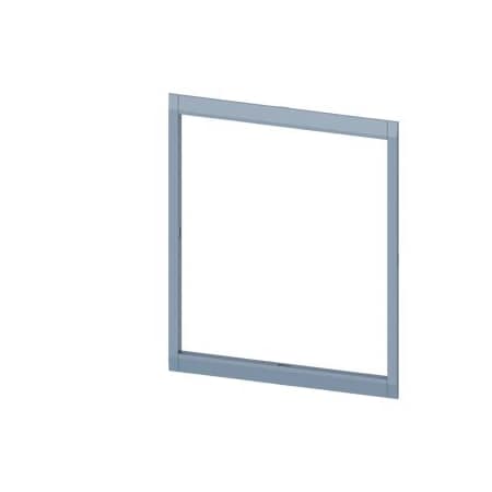 Siemens cover frame for door cutout 221.1 x 253.6 mm WxH circuit breaker 3-pole 3VA9877-0SB60
