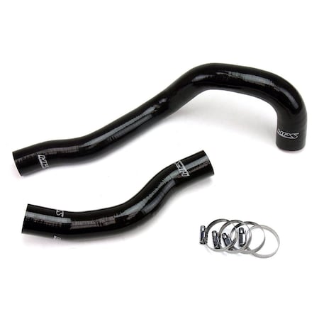 Hps Performance High Temp Reinforced Silicone Radiator Coolant Hose Kit, Black, 57-1225-BLK