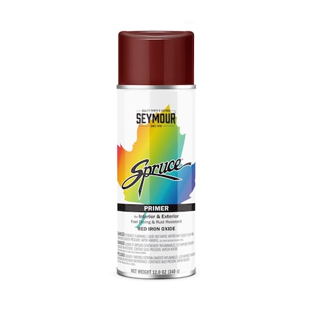 Seymour Midwest Spruce Primer Spray Paint-Red Iron Oxide (12 oz) 98-26