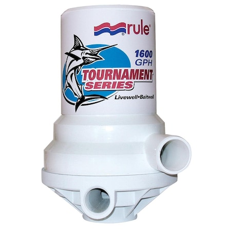 Superjock Tournament Series 1600 GPH Livewell Pump Dual Port SU3449366