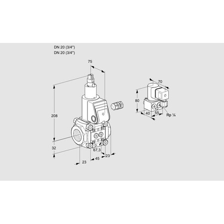 Honeywell Kromschroder VAS120R/LW KS88011591