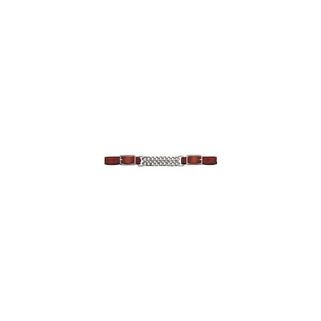 Weaver Leather Bridle Curb Strap, Mahogany Leather, 5/8 In. 30-1370