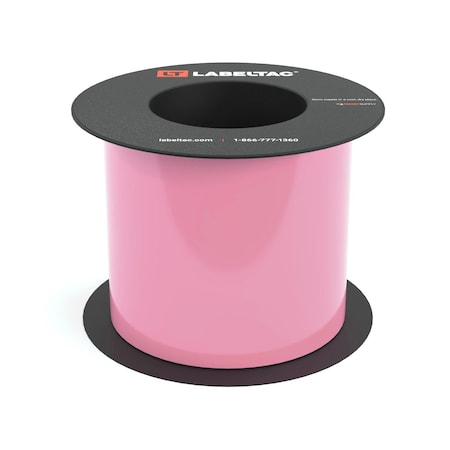 Labeltac Label Supply 4.5in x 75ft, Pink LT4512-C