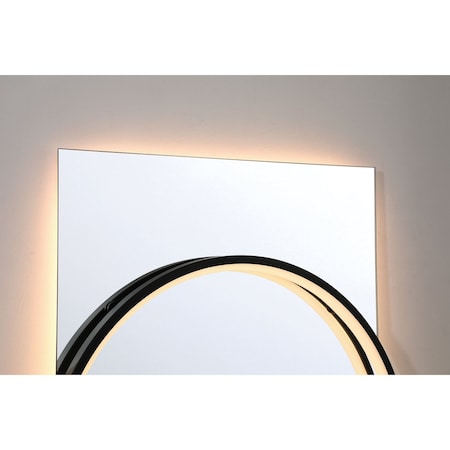 Euf Trails, Mirror, 24"X36", Matte Black, Rectangle 50894-024