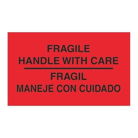 Tape Logic Bilingual Label, Fragile, 3x5 DL3011