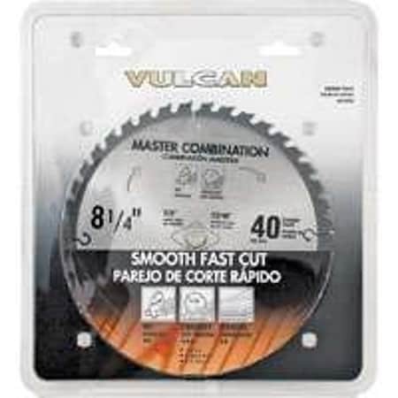 Vulcan 414831OR Circular Saw Blade, 8-1/4 in Dia, 5/8 and 13/16 Diamond in Arbor PTA250492/414831O