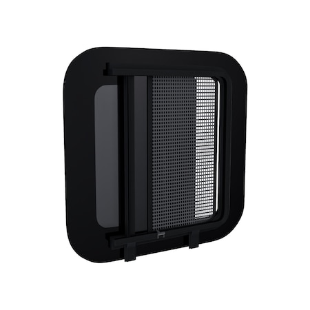 Brixwell 425mm x 425mm Universal Fit Glass Bunk Window With Internal Screen Privacy Tinted DTBUNK012-INT