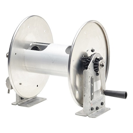 Reelcraft Hand Crank Hose Reel, Silver, 22 lb C23012 310