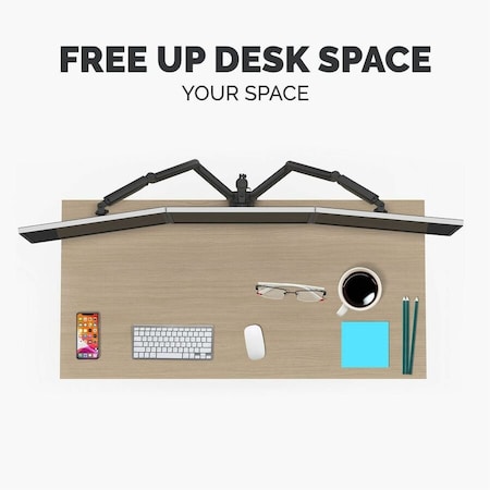 Fellowes PLATINUM SERIES TRIPLE MONITOR ARM 8042601