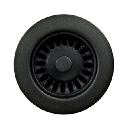 Houzer 3.5 in. Disposal Flange Plastic Matte Black 190-9565