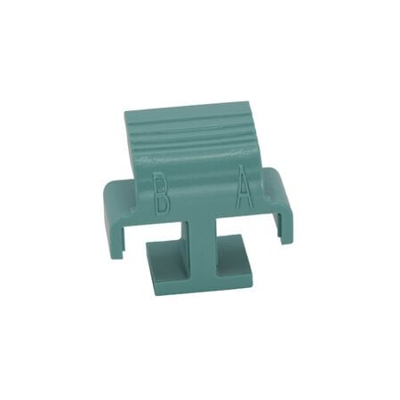 Cable Wholesale LC Duplex Clips, Aqua, 100pc 30LC-310HD