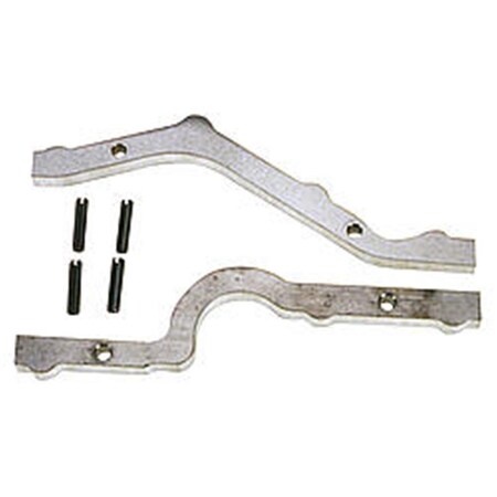 Araba Vector Manifold End Rail Spacers - 0.500 in. Thick - Small Block Chevy AR2464762