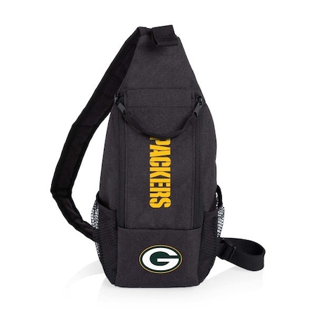 Picnic Time Family Of Brands Green Bay Packers - Strider Cooler Sling Bag, (Black) 759-00-179-124-2