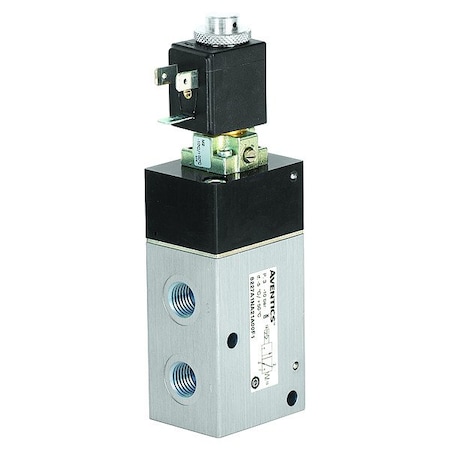 Aventics Solenoid Air Con Valve, Three-Way, 145 psi 8227A1NA31A00F1