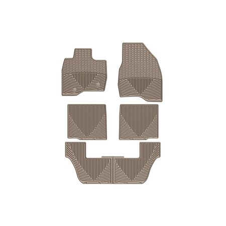 Weathertech Tan, Front, Rear, and Rear All Weather Floor Mats W344TN-W231TN-W232TN