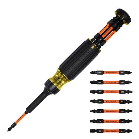 Klein Tools Ratcheting Multibit Tz Screwdriver 32315HD