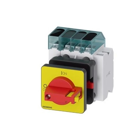 Siemens Load disconnector 3LD3 Iu 25 A Main switch 3-pole + N Rated operating 3LD3150-1TL13