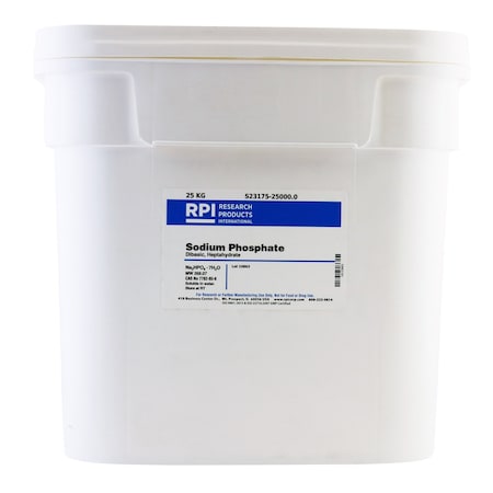 Rpi Sodium Phosphate Dibasic Heptahydrate, 25 Kilograms S23175-25000.0