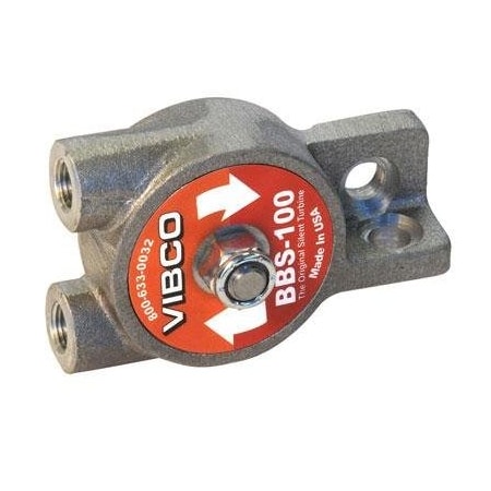 Vibco Pneumatic Vibrator, 20 lb, 12,000vpm, 60psi BBS-100