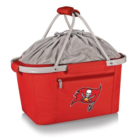 Picnic Time Family Of Brands NFL Tampa Bay Buccaneers - Metro Basket Collapsible Cooler Tote 645-00-100-304-2