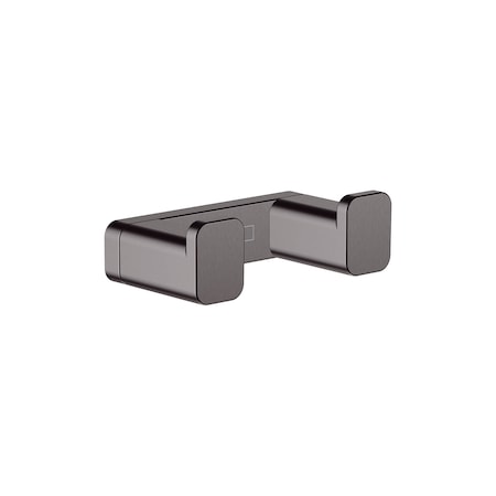 Hansgrohe AddStoris Double Hook in Brushed Black Chrome 41755340