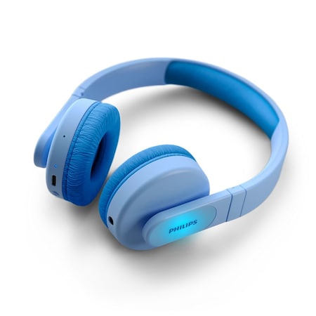 Signify K4206 Kids Wireless Bluetooth Headphone, Safe Listening, Parental Control APP, 28hr Battery - Blue TAK4206BL/00