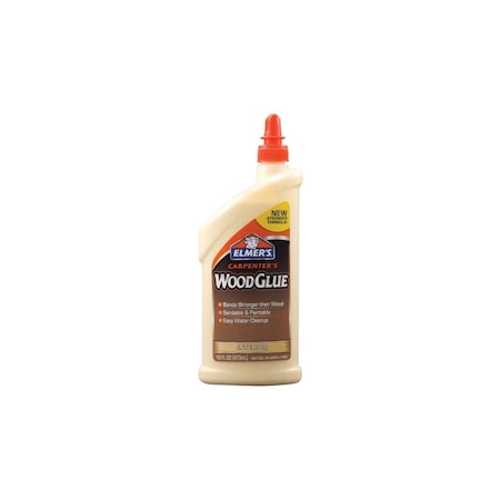 Elmers Carpenter's Wood Glue, Yellow, 16 oz Bottle E7020
