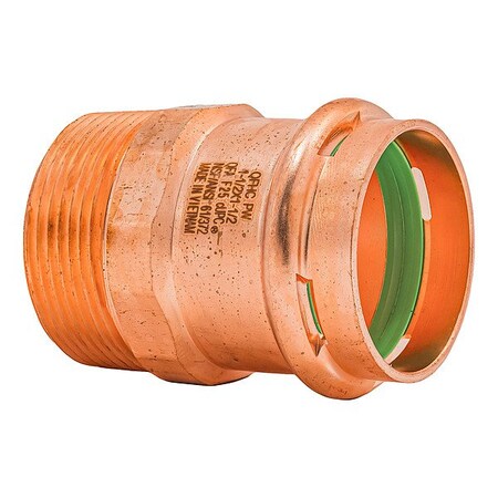Quickfitting Surepress Strt, Copper, Press-fit11/2", MNPT11/2" SPWM55R