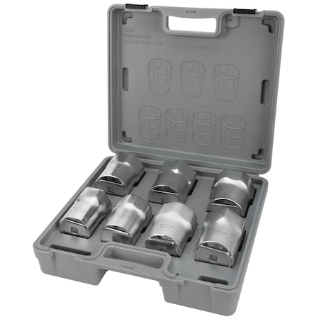 Performance Tool 7 pc. Wheel Bearing Socket Set, 1/2 in. Drive, Locknuts W89314