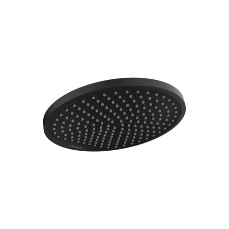 Hansgrohe Crometta S Showerhead 240 1-Jet, 2.5 GPM in Matte Black 26917671
