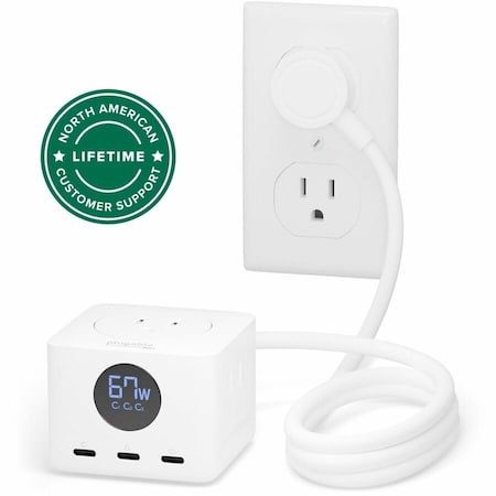 Plugable 67W USBC POWER STRIP USBC PS3-METERC3