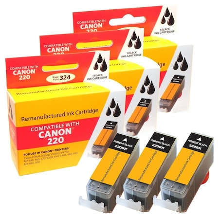 Premium Power Canon-Combo-3Blk-CLi221 2945B004-KD
