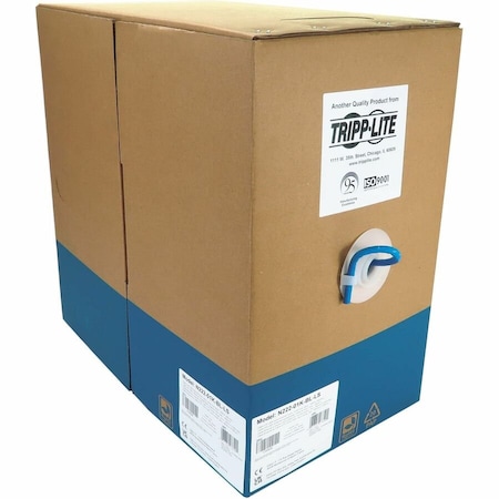 Eaton Tripp Lite Series Cat6 1G Solid Core UTP Bulk Ethernet Cable, LSZH, Blue, 1000 ft. 305 m, TAA N222-01K-BL-LS