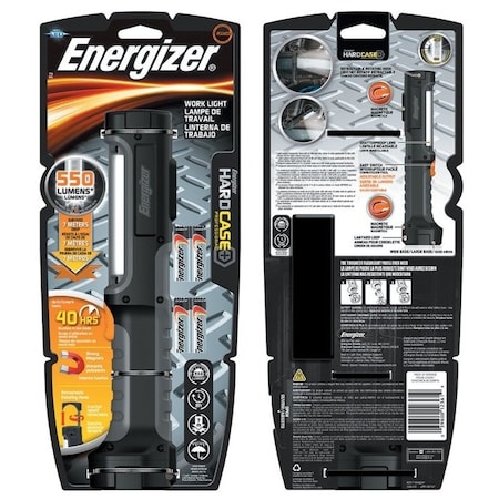 Energizer Work Light, 350 Lumens Lumens, Black HCAL41E